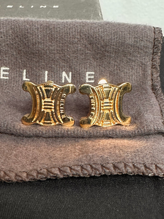 Celine clip on earrings