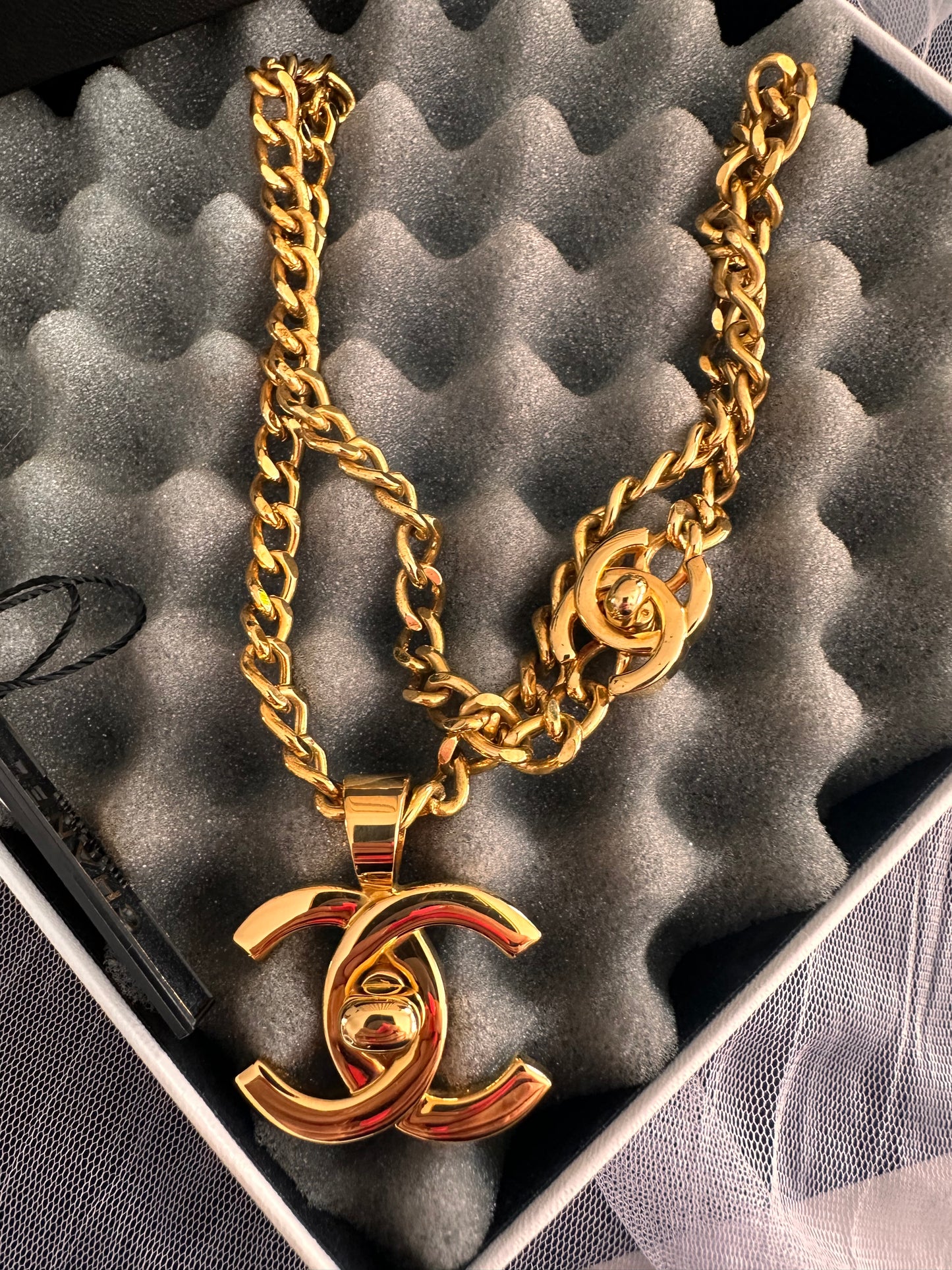 Chanel double turnlock 1996