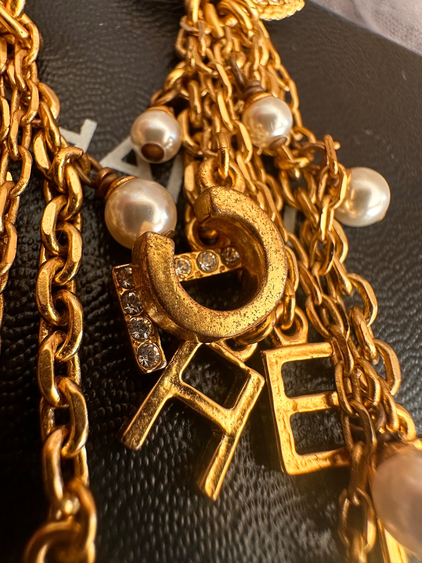 Chanel drop chain earrings 2020