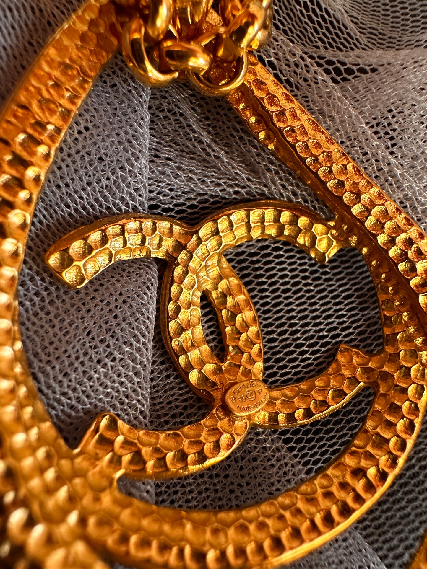 Chanel turnlock necklace 1996 collection