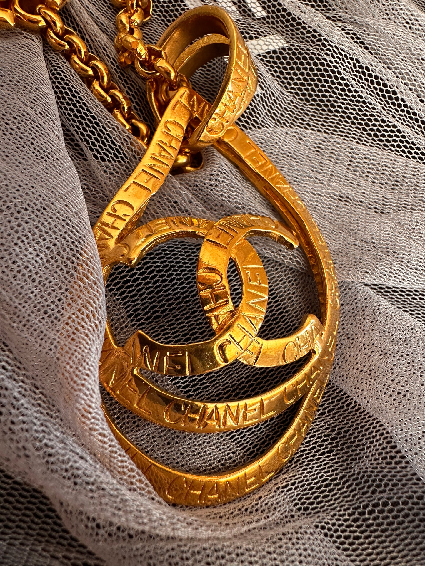 Chanel turnlock necklace 1996 collection