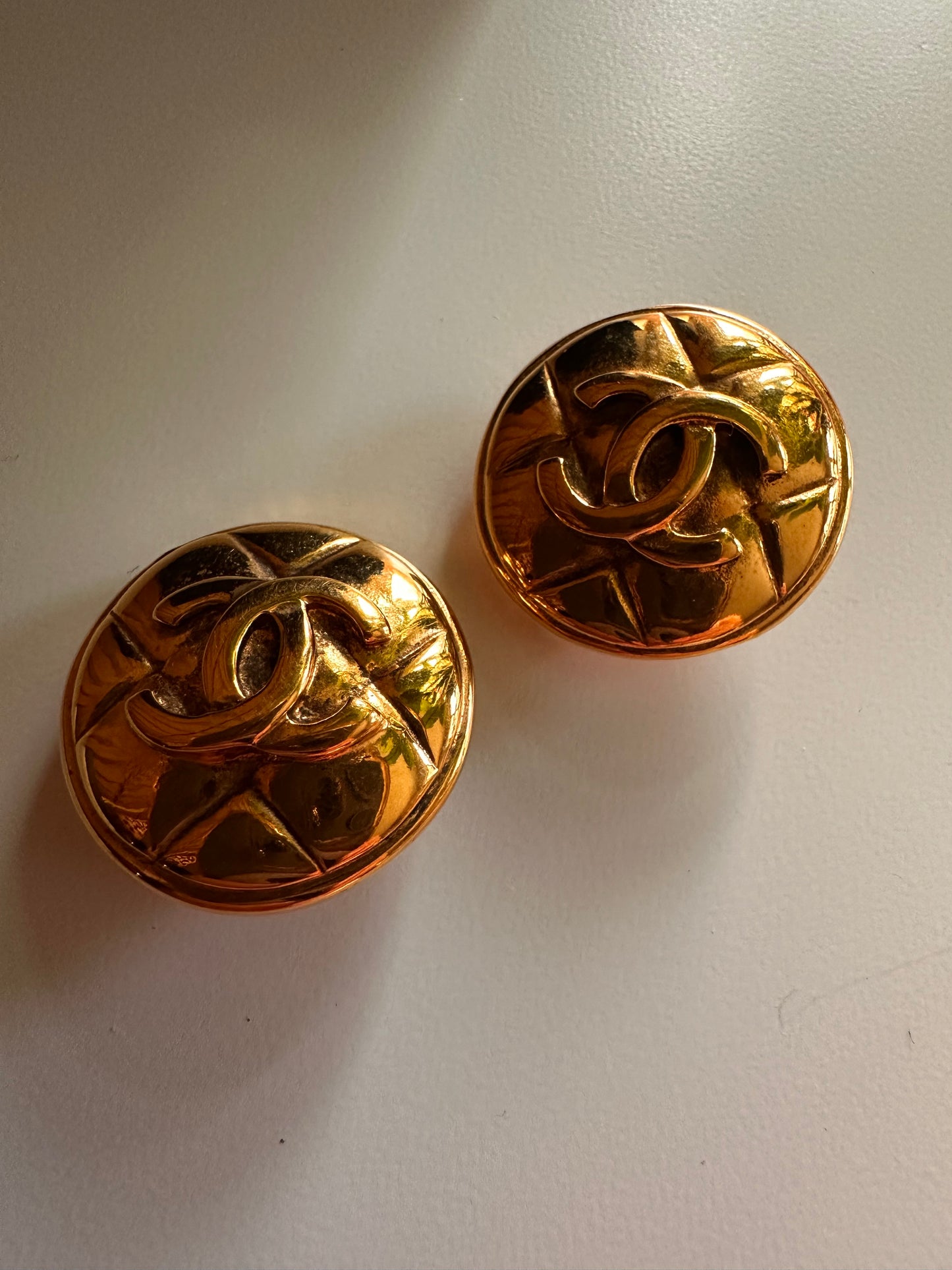 Chanel clip on earrings