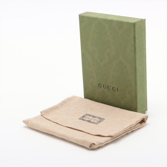 Gucci GG supreme canvas and leather coin case with key holder