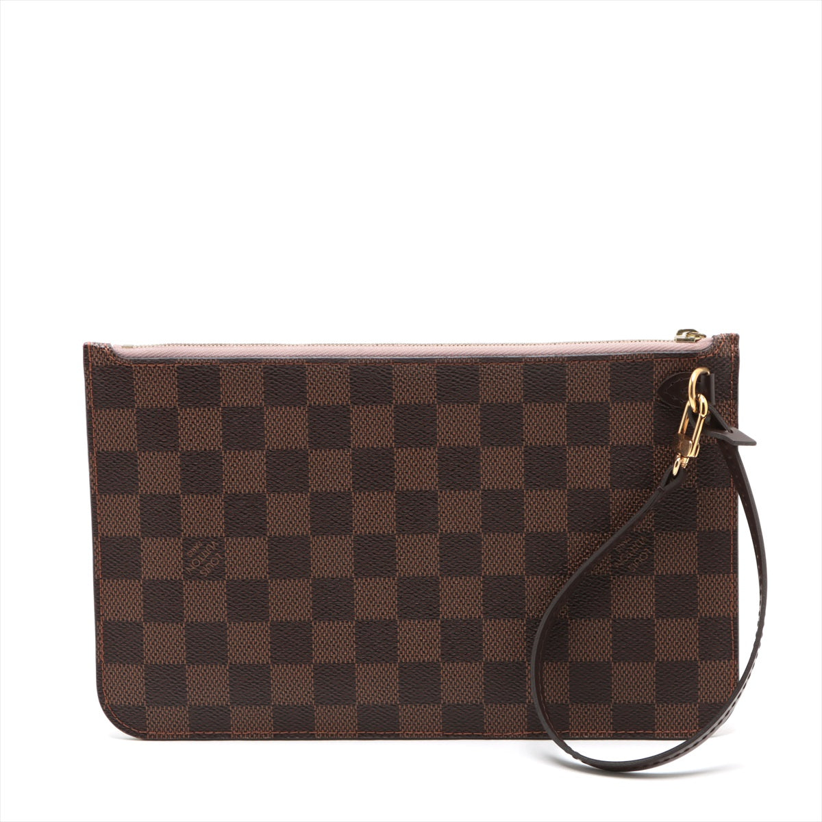 Louis Vuitton Neverfull pouch DE rose ballerine interior