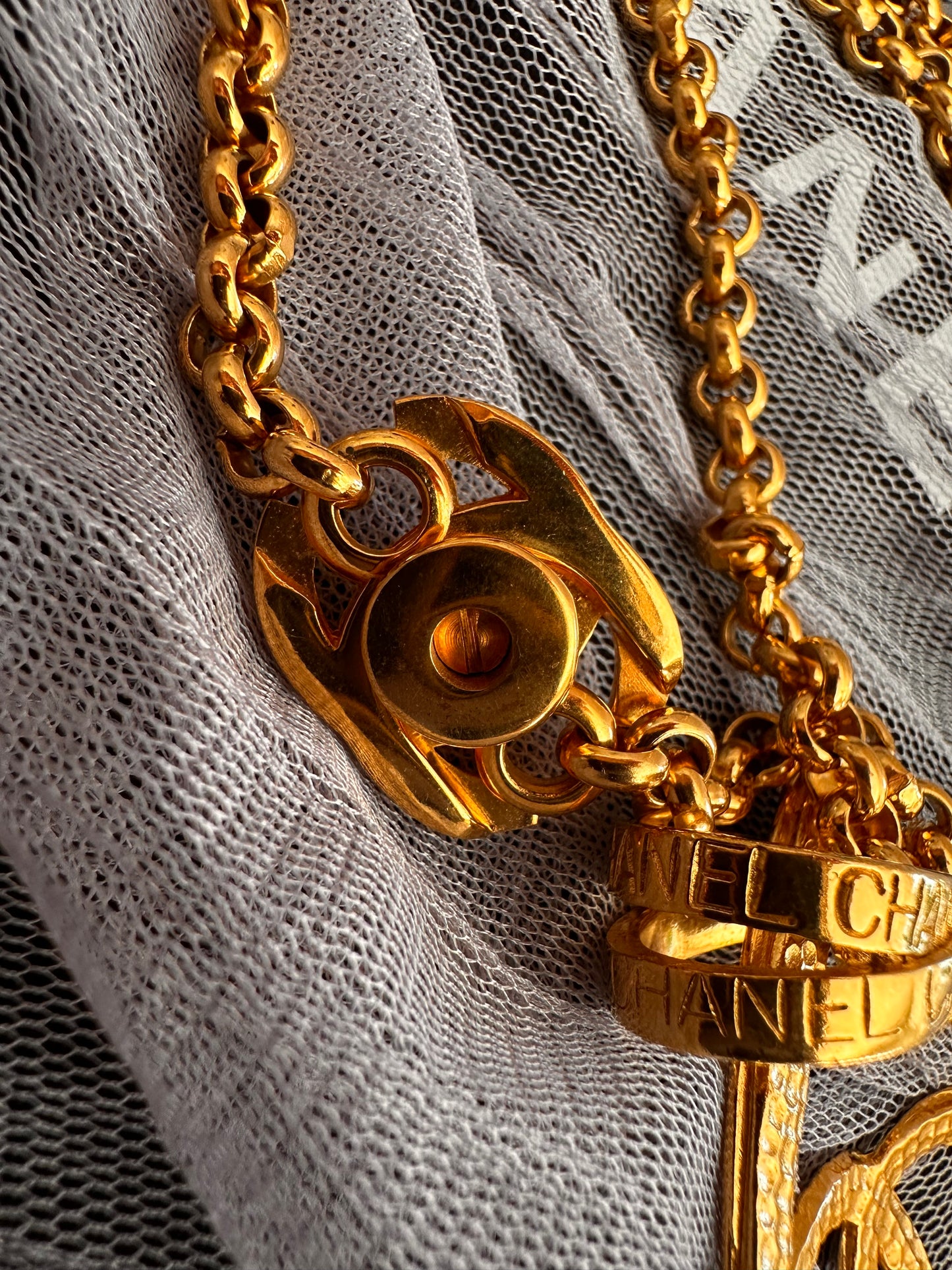 Chanel turnlock necklace 1996 collection