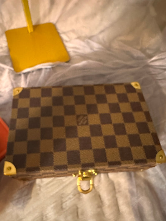 Louis Vuitton trunk jewelry case