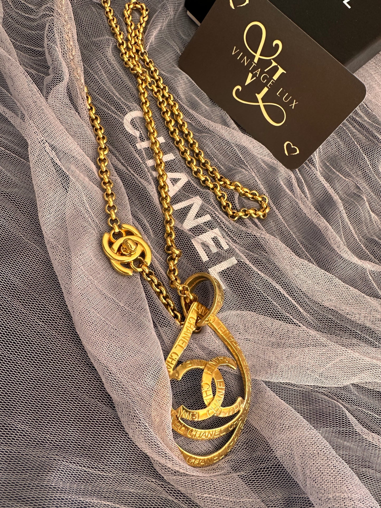 Chanel turnlock necklace 1996 collection