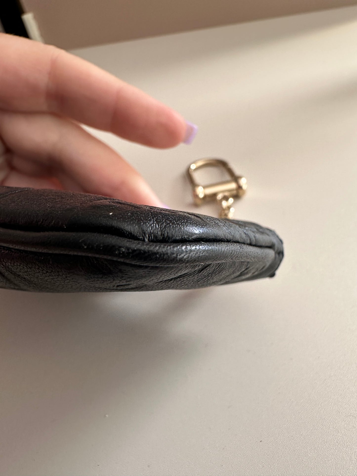 Celine denim Pochette and Gucci key holder bundle