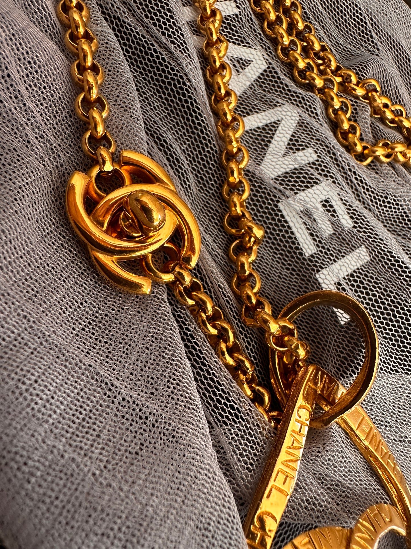 Chanel turnlock necklace 1996 collection