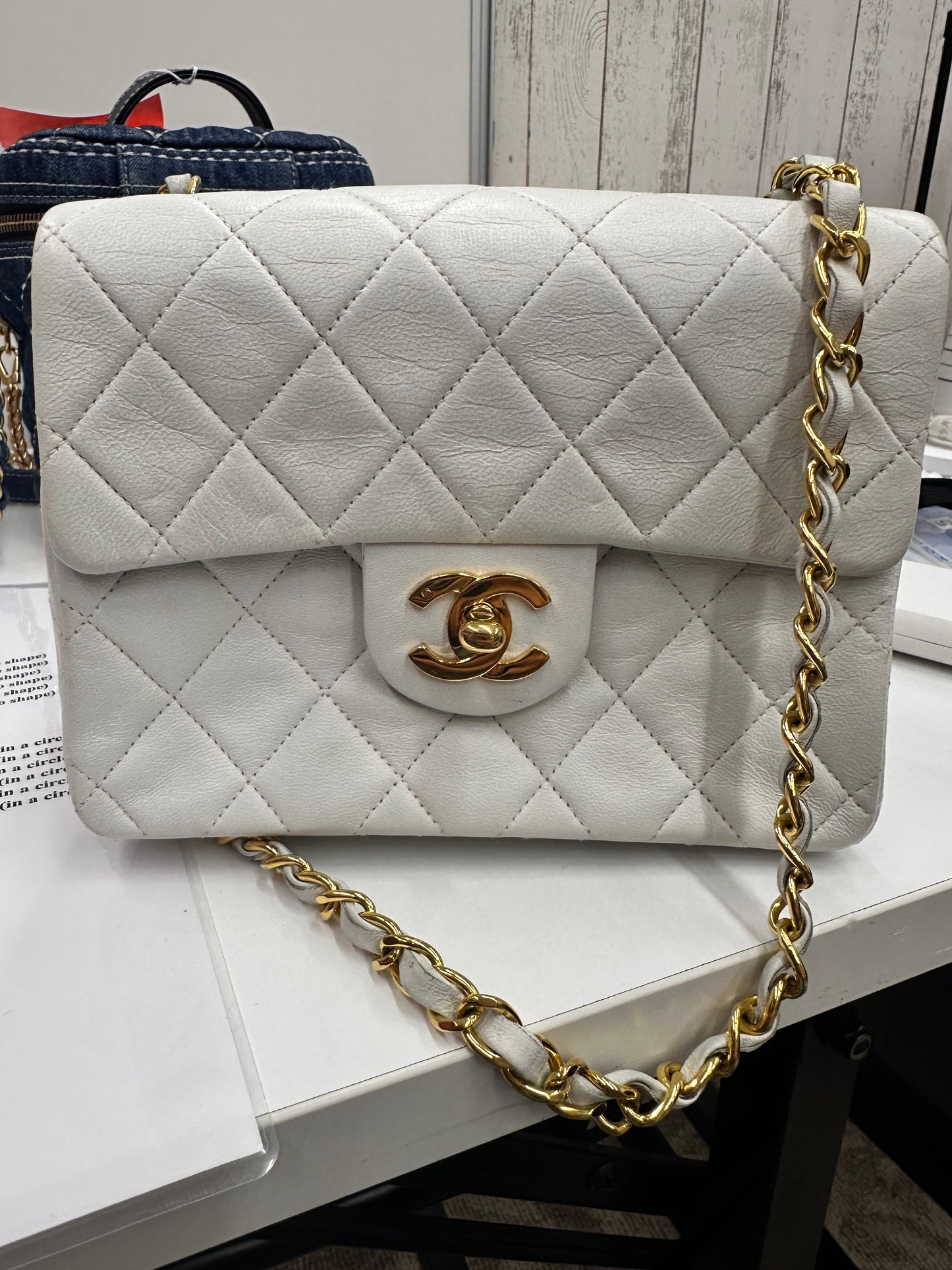 Chanel white mini