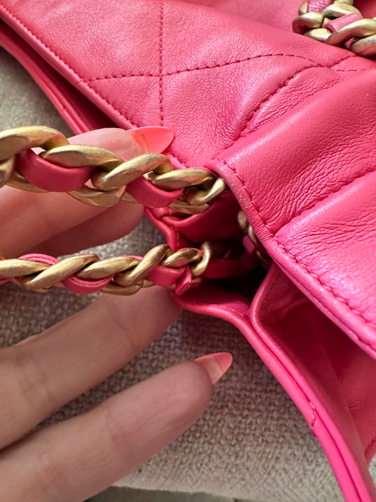 Chanel drawstring bag