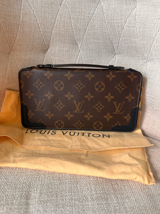 Louis Vuitton Macassar Organizer with insert wallet