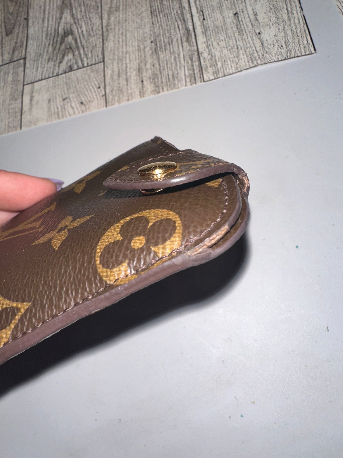 Louis Vuitton Glasses case with snap