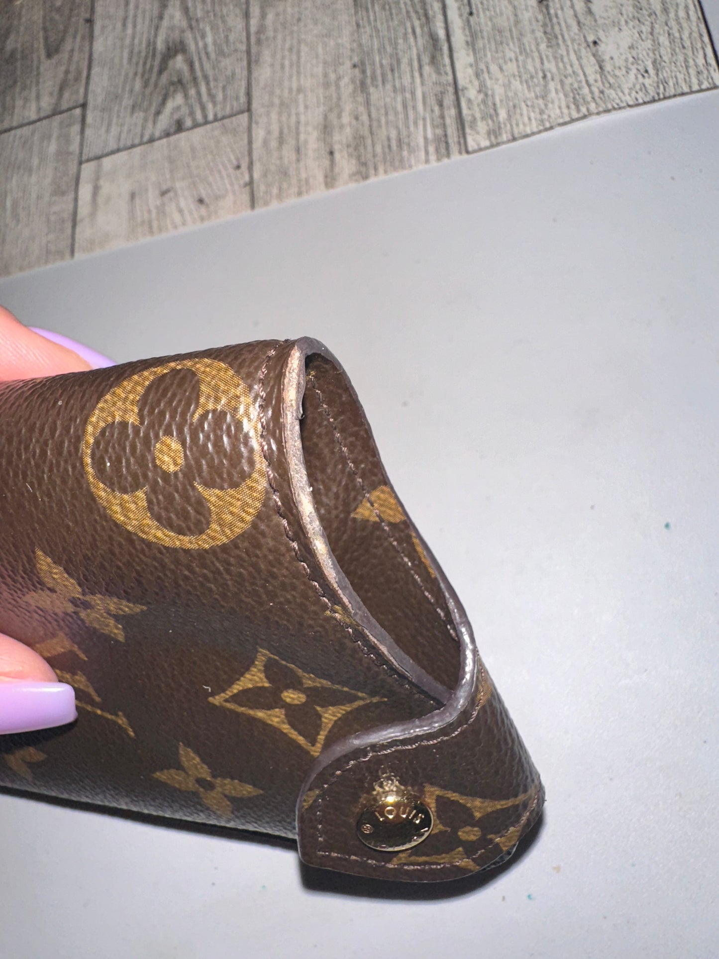 Louis Vuitton Glasses case with snap