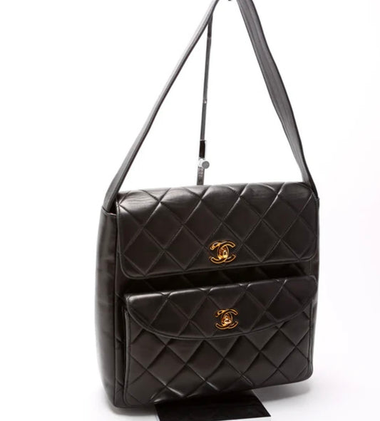 Chanel Double Turnlock ultra rare