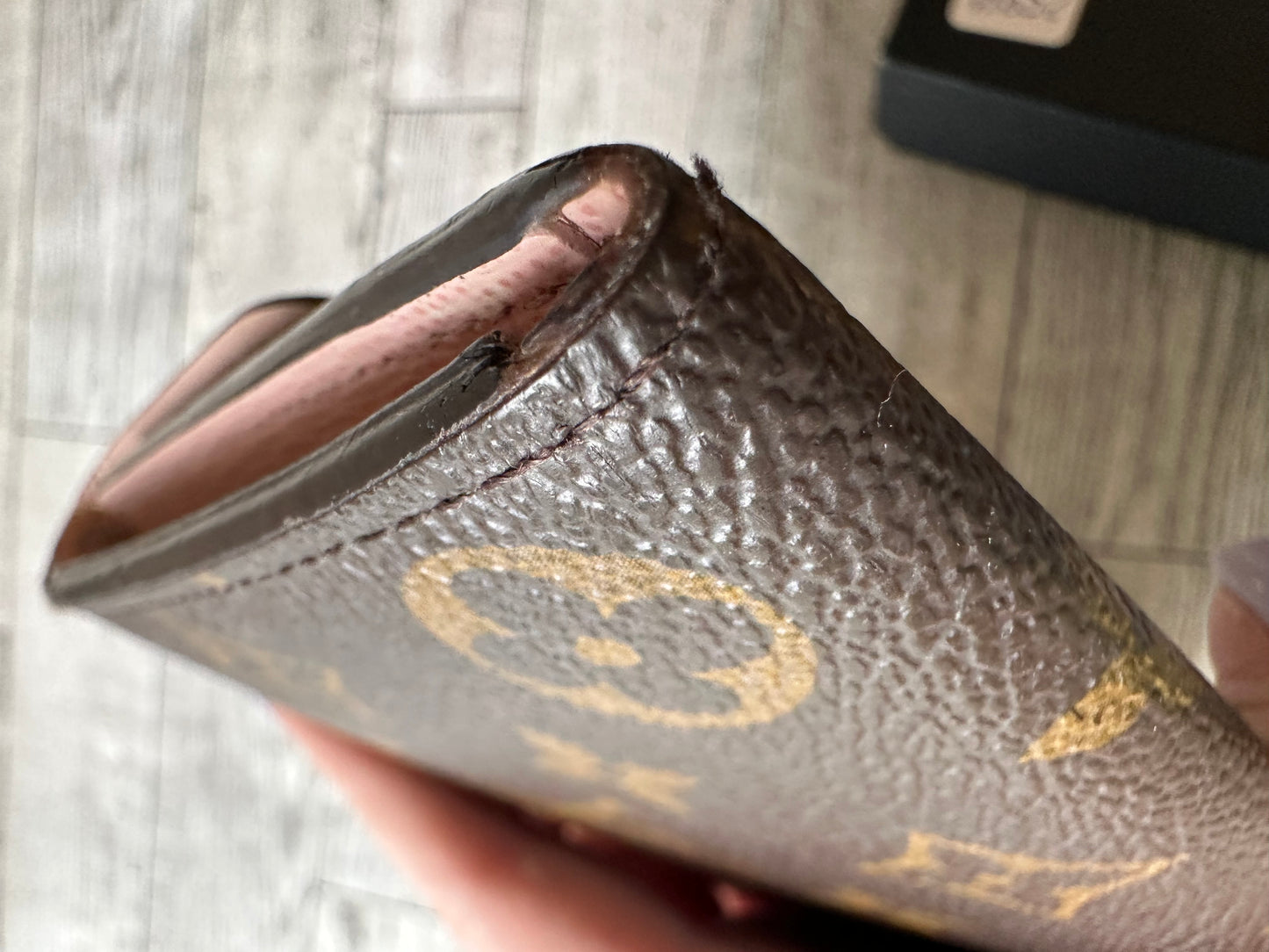 Louis Vuitton Emily wallet rose ballerine