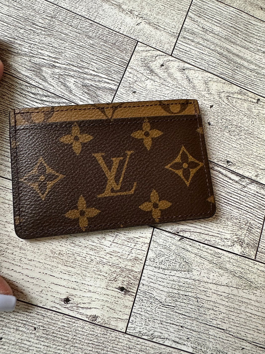Louis Vuitton reverse monogram card holder