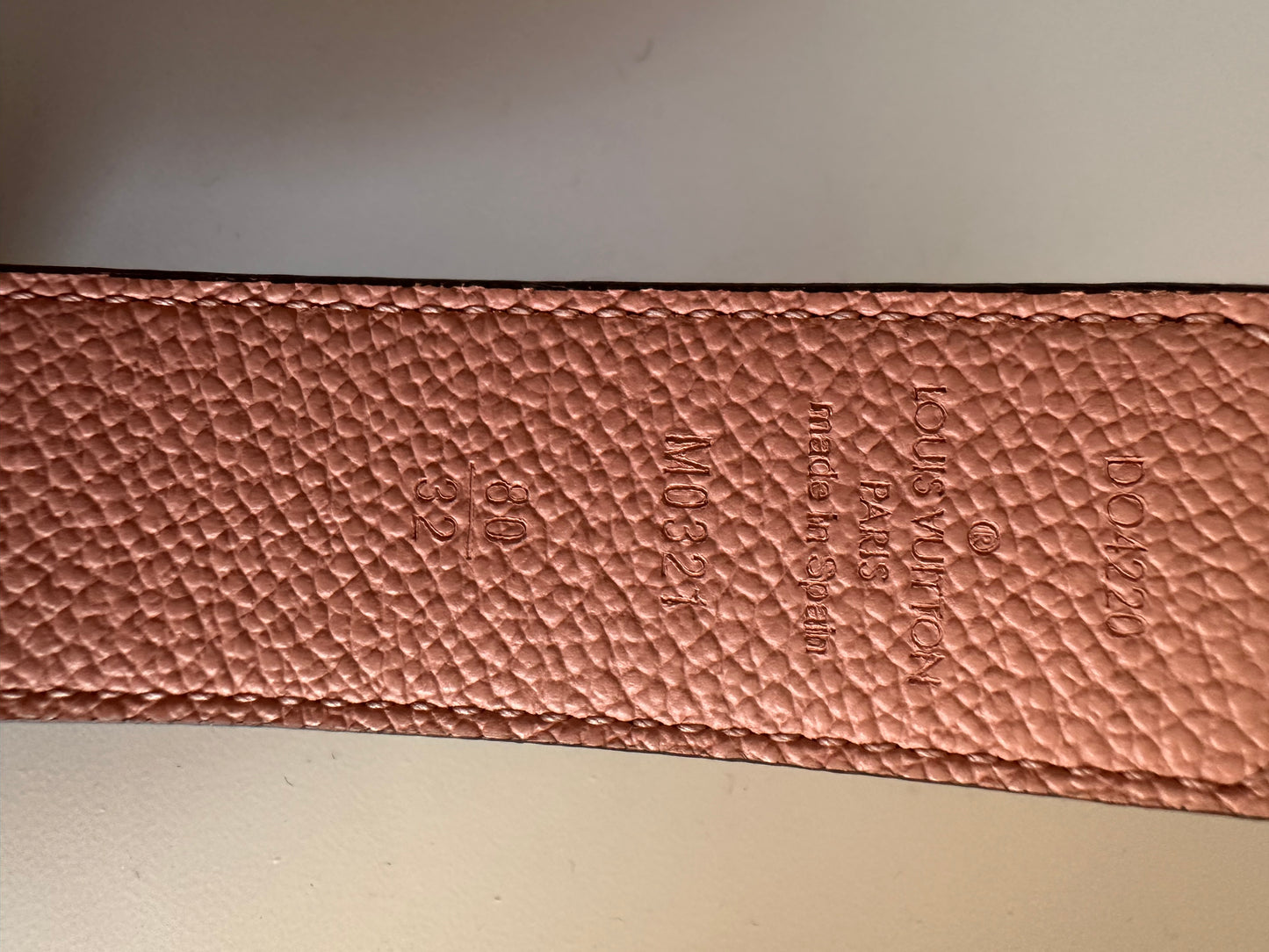 louis Vuitton Reversable belt