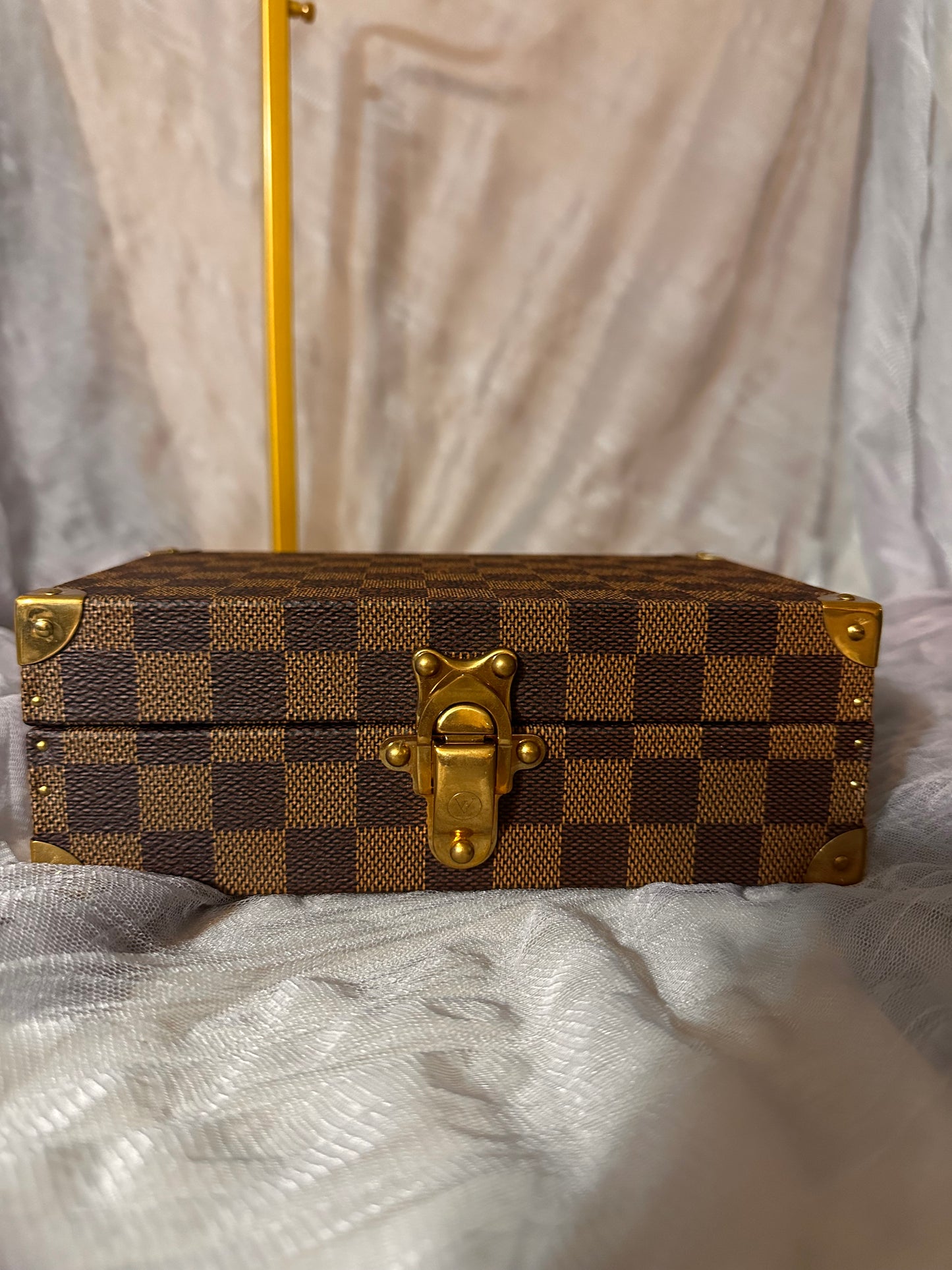 Louis Vuitton trunk jewelry case