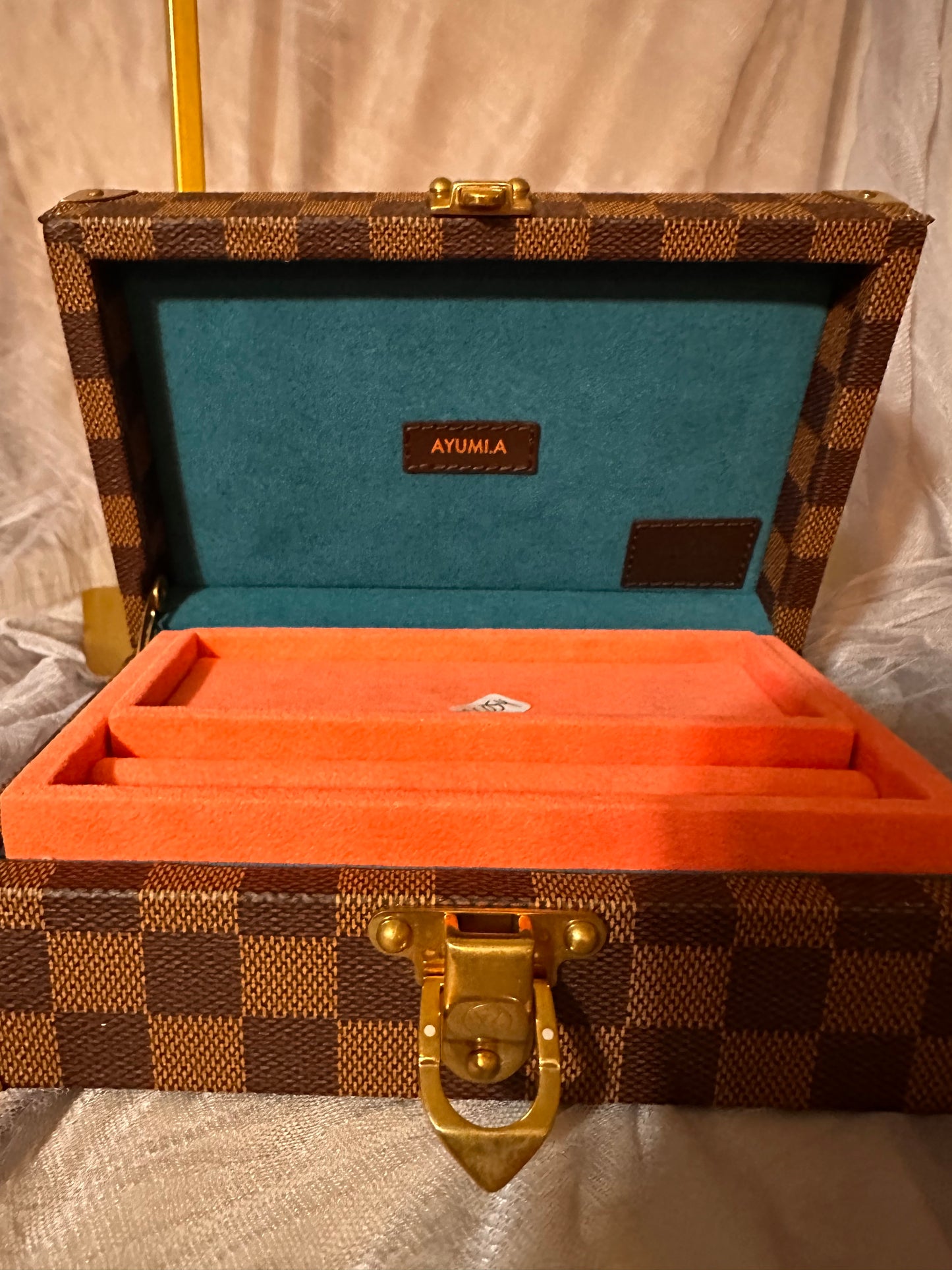 Louis Vuitton trunk jewelry case