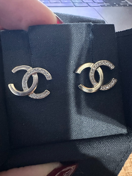 Chanel stud earrings