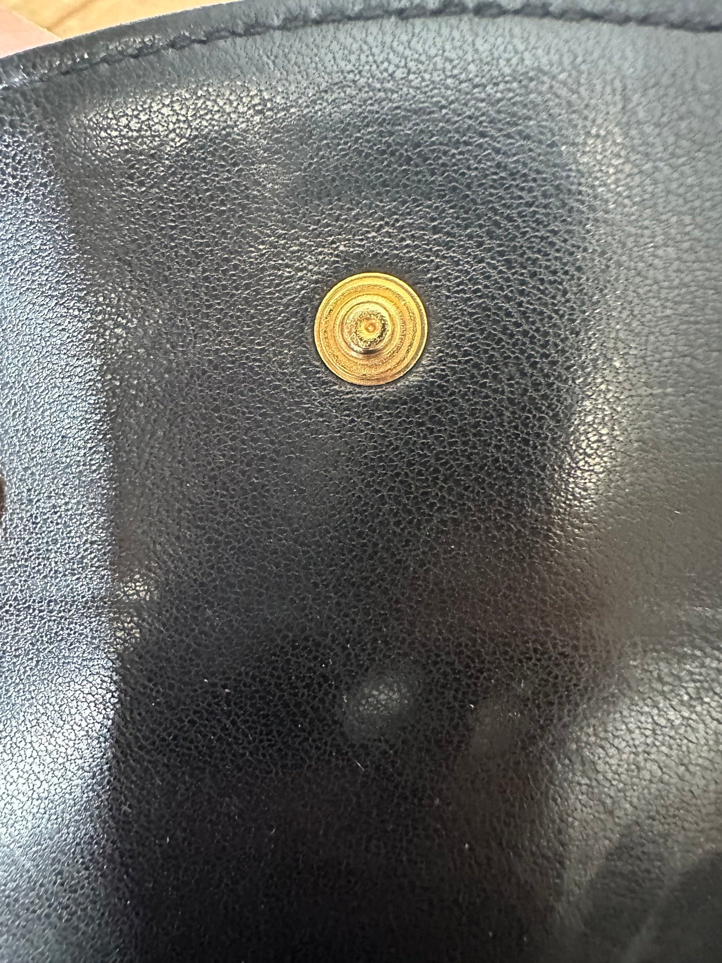 Chanel wallet double flap caviar leather