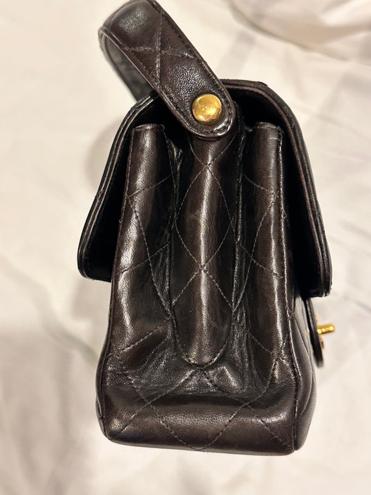 Chanel double face lambskin