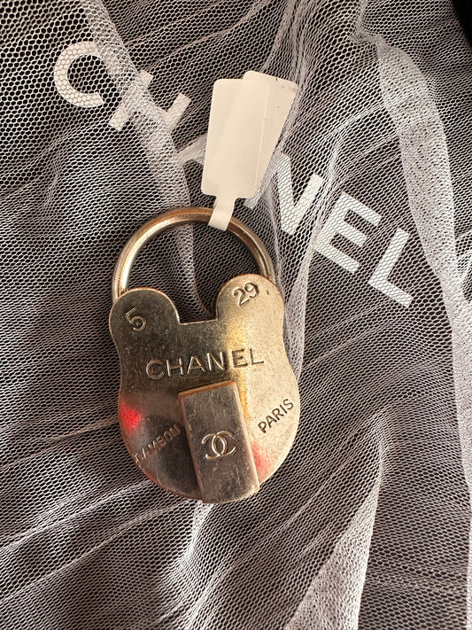 Chanel lock charm, key chain