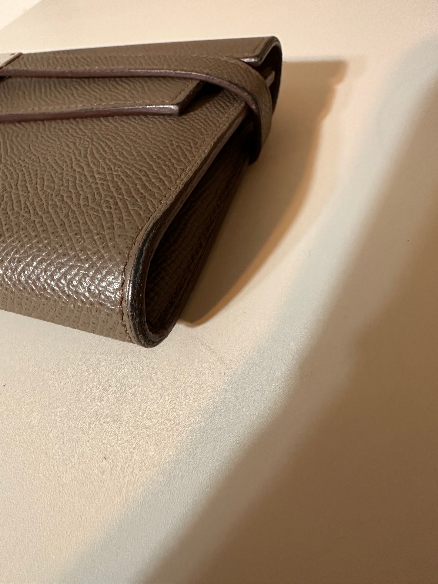 Hermes Kelly Etoupe Epsom leather 2018 PHW