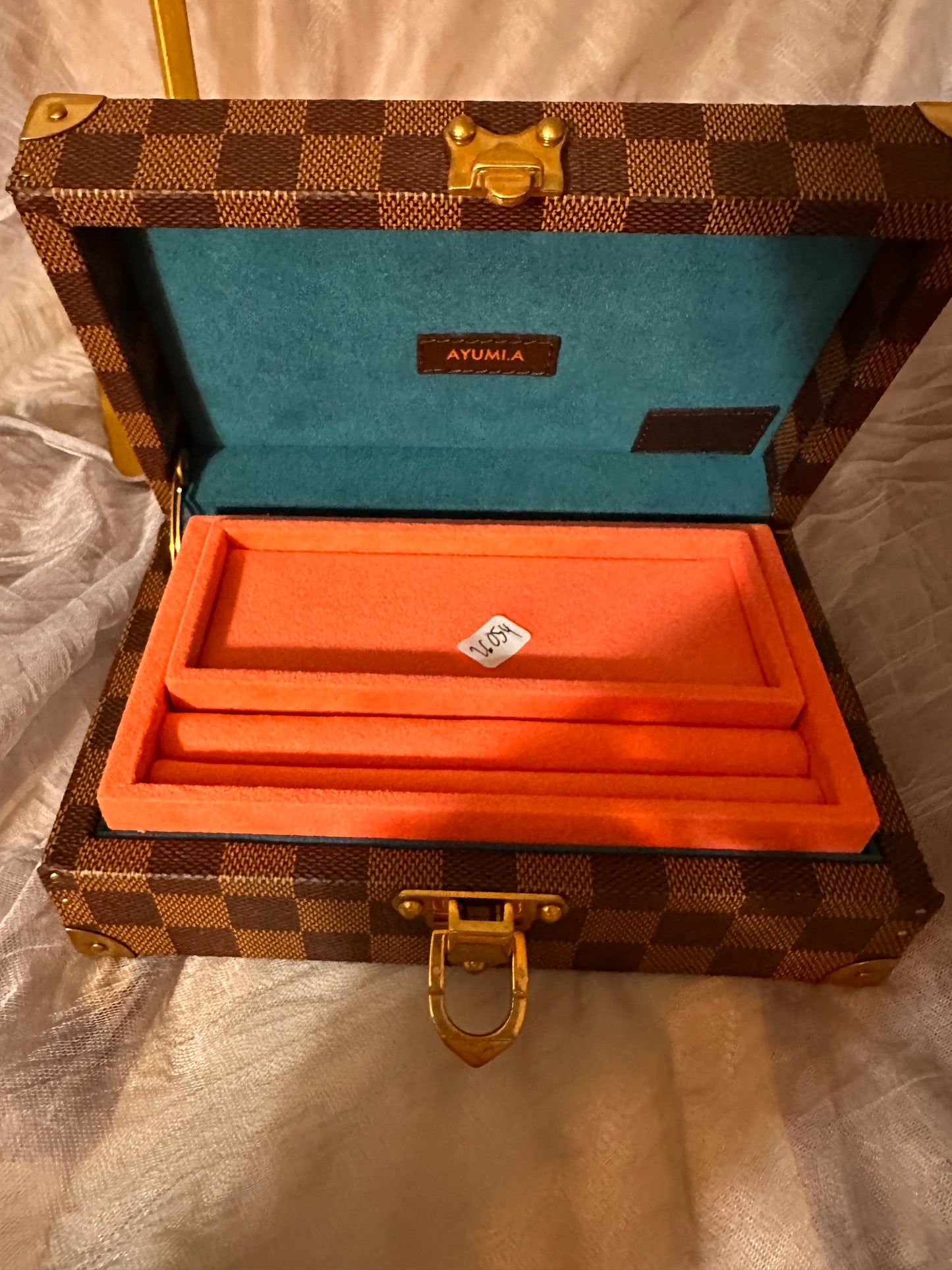 Louis Vuitton trunk jewelry case