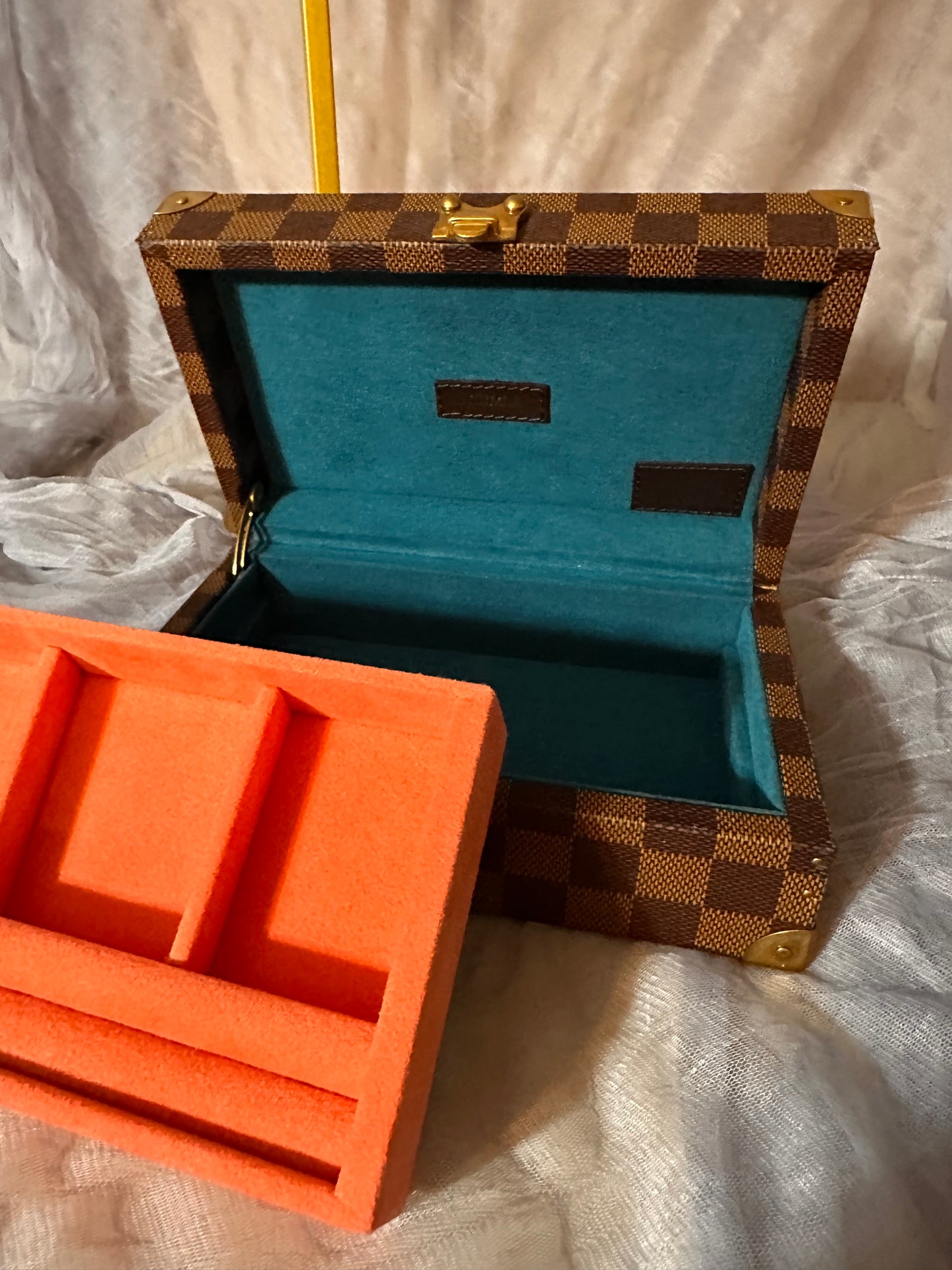 Louis Vuitton trunk jewelry case