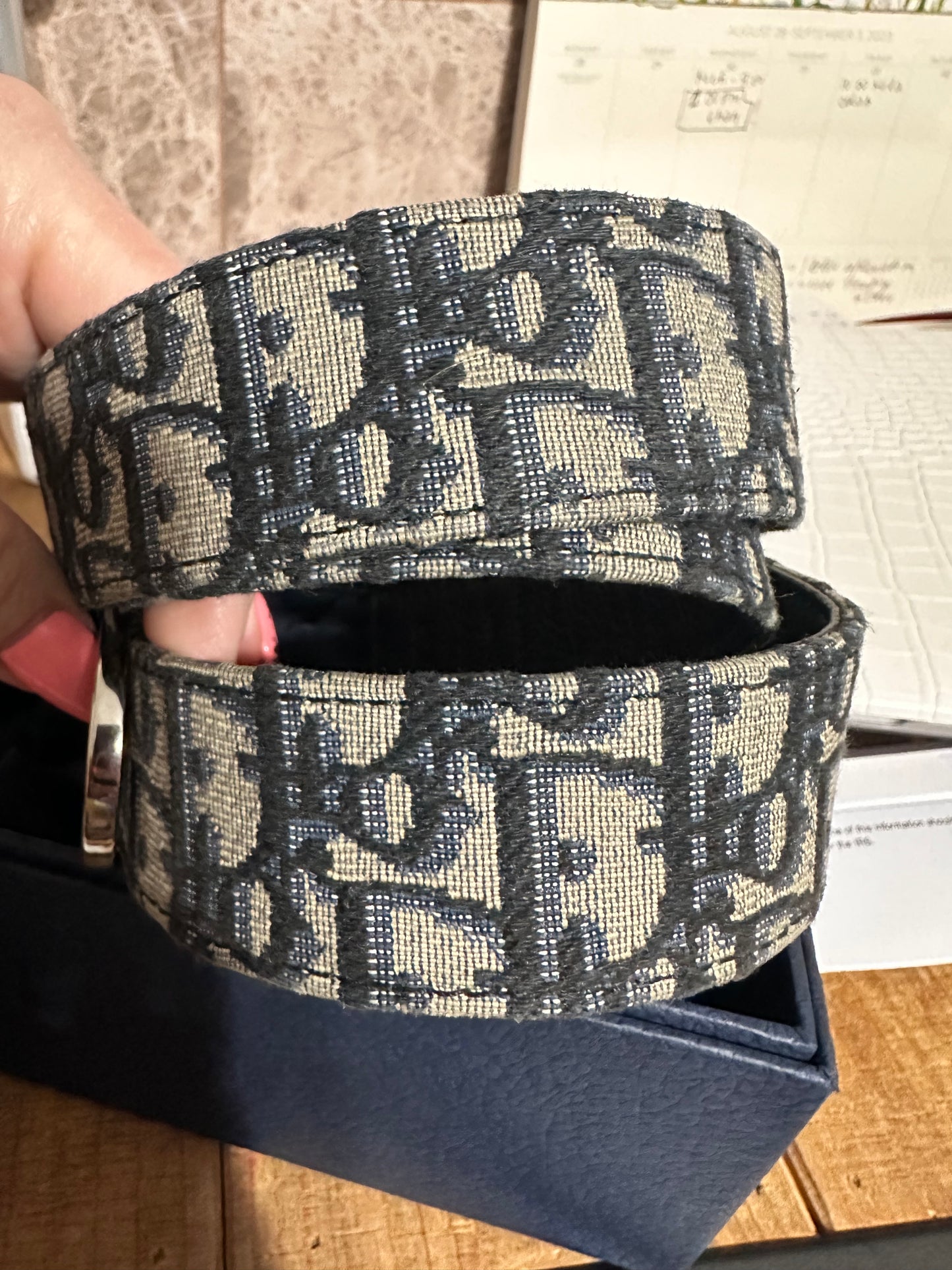 Christian Dior belt size 90