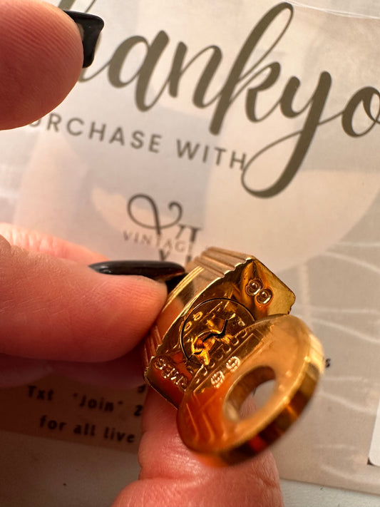 Hermes gold lock and key