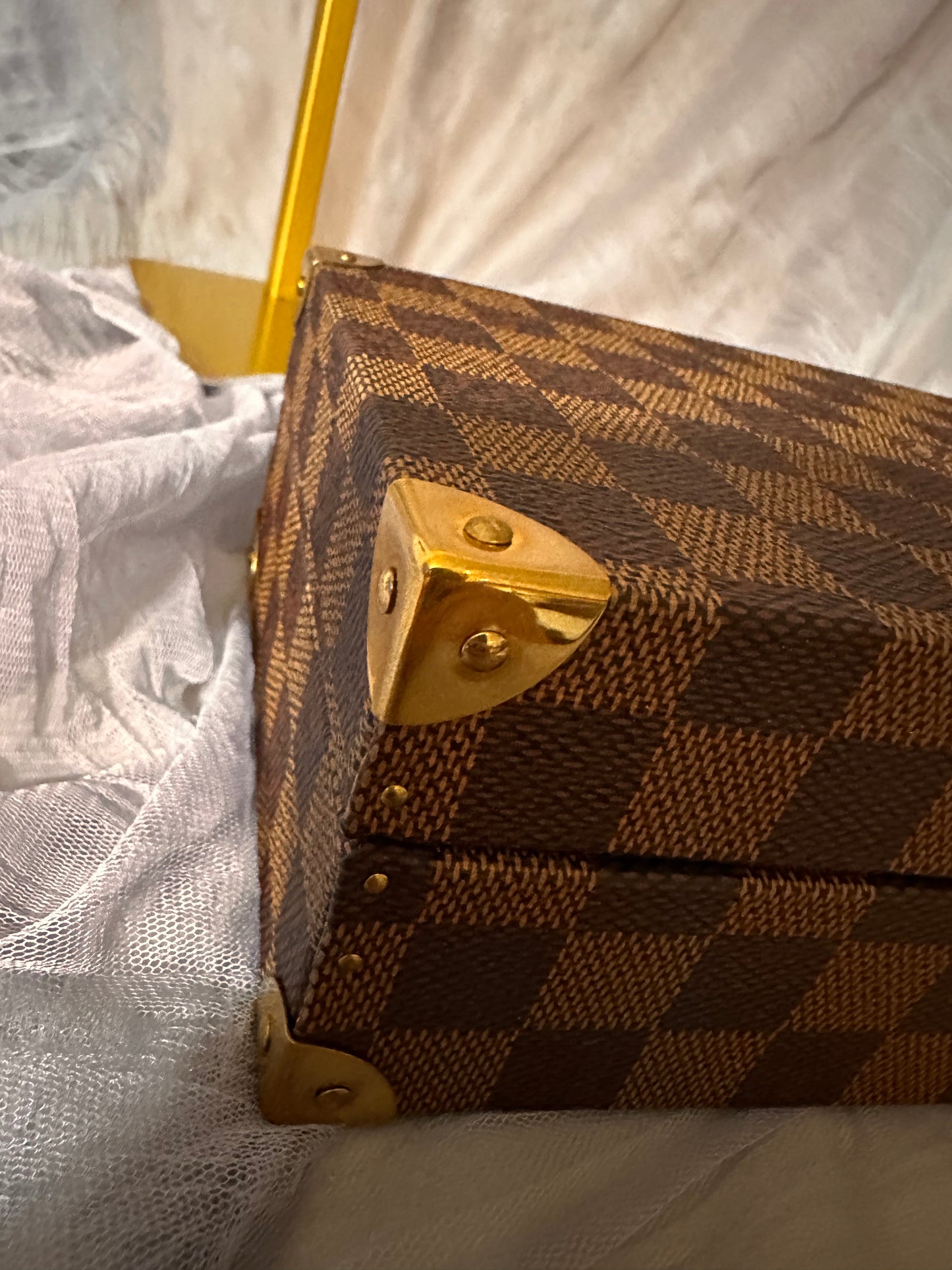 Louis Vuitton trunk jewelry case