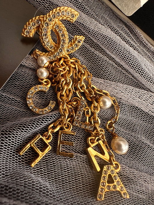 Chanel drop chain earrings 2020