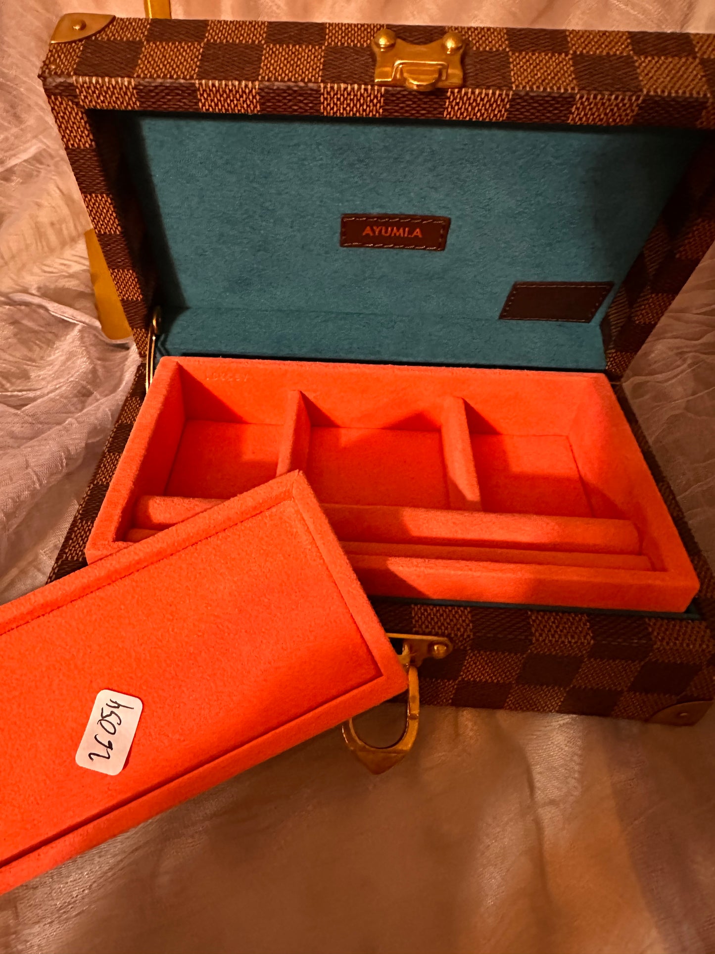 Louis Vuitton trunk jewelry case