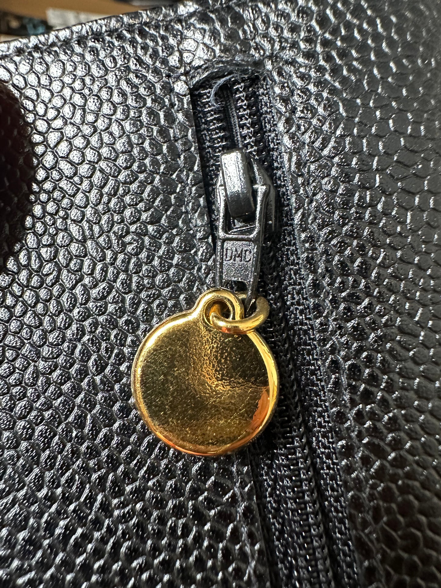 Chanel wallet double flap caviar leather