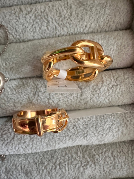 Hermes scarf ring 2pc bundle