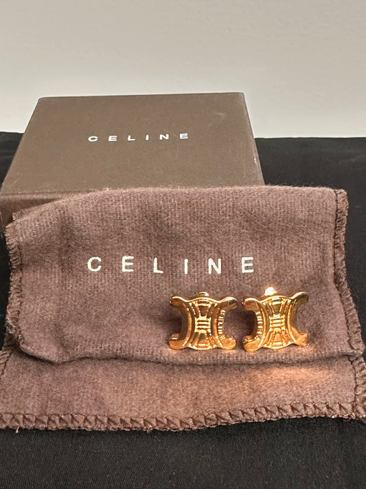 Celine clip on earrings