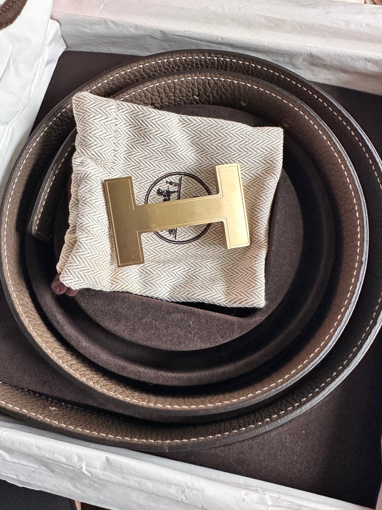 Hermes belt size 80