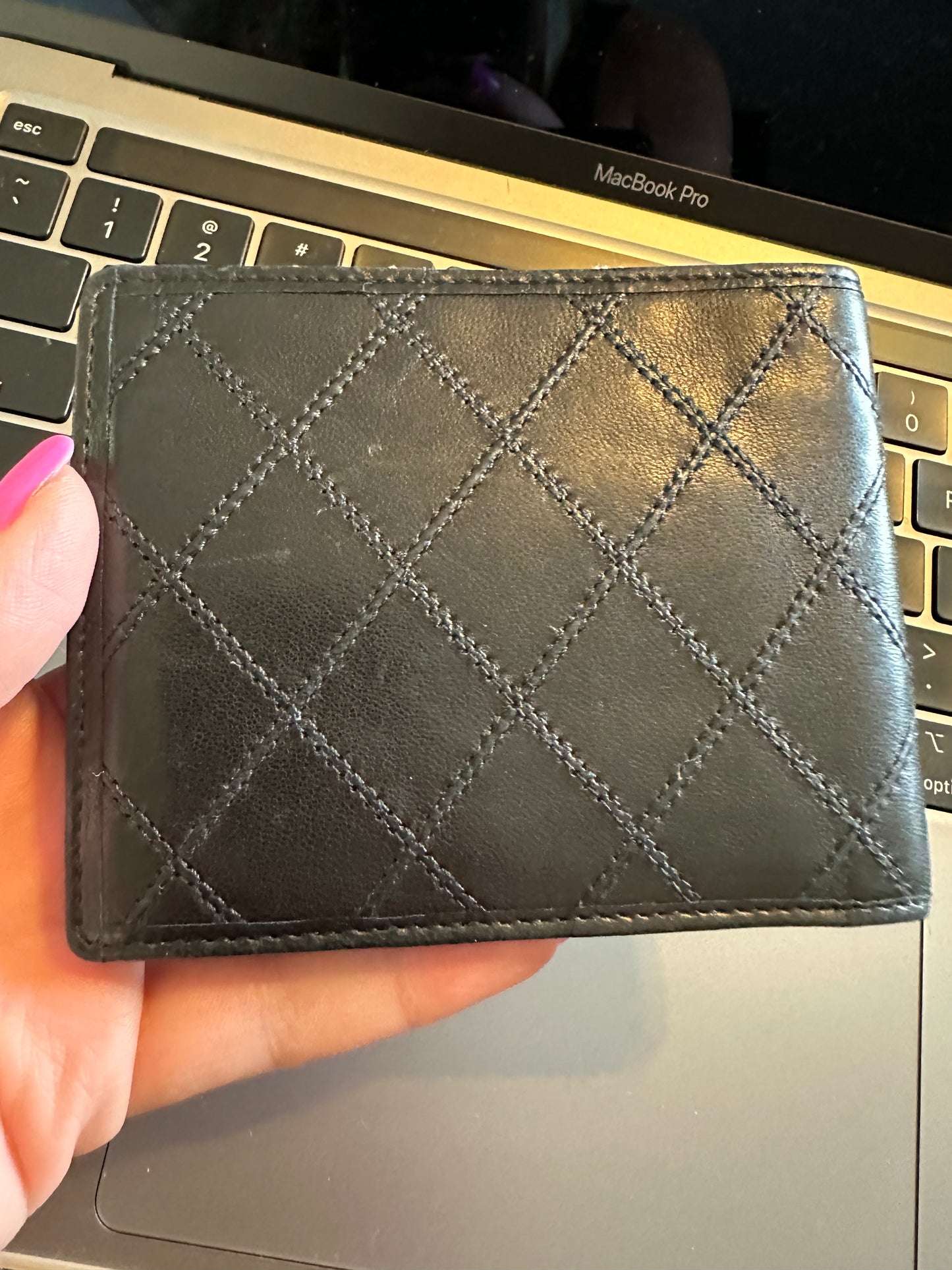 Chanel bifold wallet