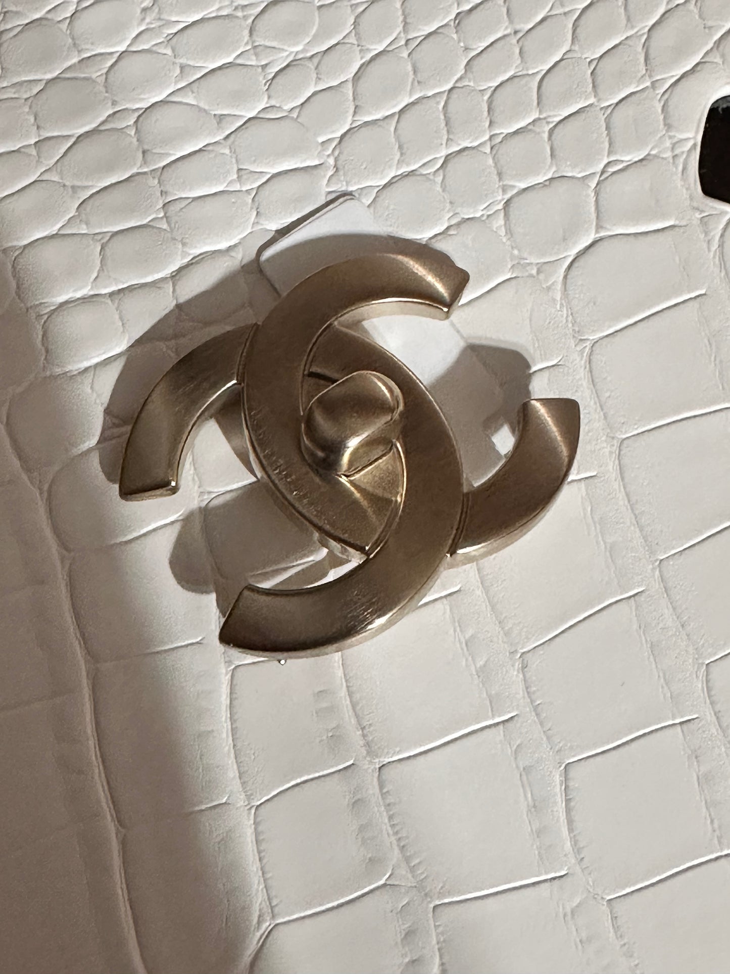 Chanel turnlock brooch