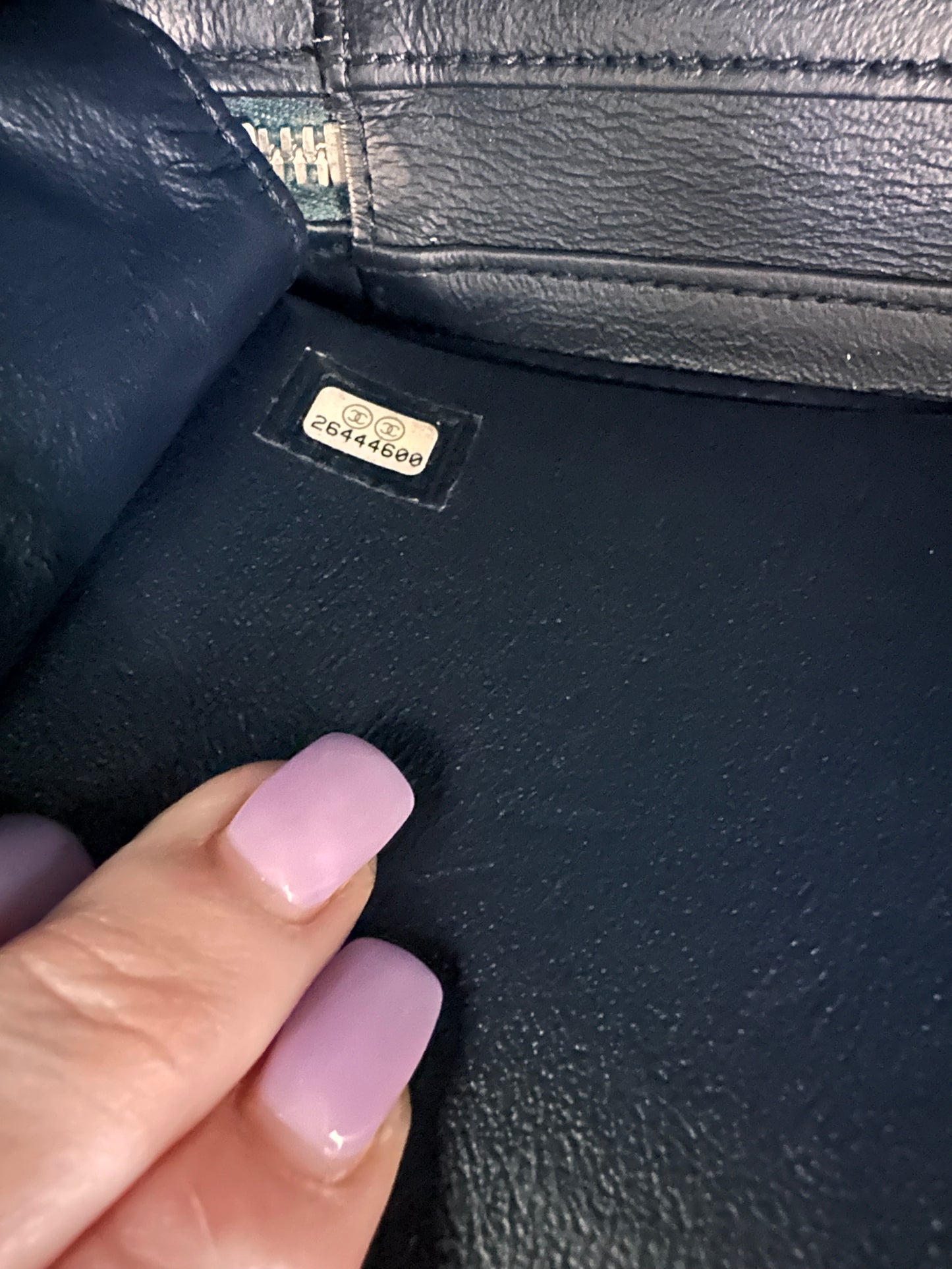Chanel iridescent filigree vanity case