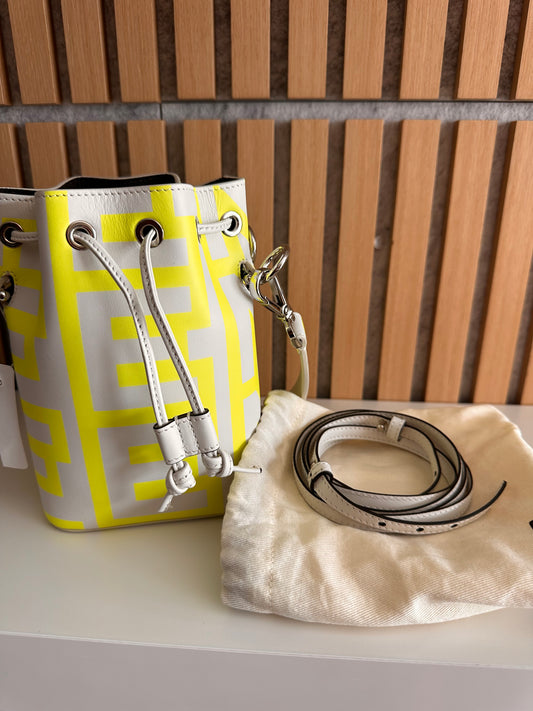 Fendi and Mark Jacobs collaboration drawstring bag