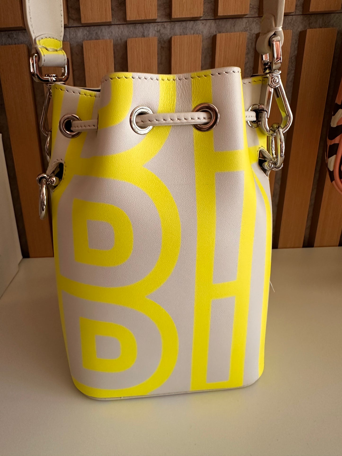 Fendi and Mark Jacobs collaboration drawstring bag